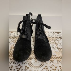 Brash Kids Girls Destiny Floral Lace-up Ankle Boots